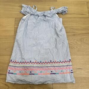 Gap Kids Striped Off Shoulder Dress XXL 14-16 Youth Girls
